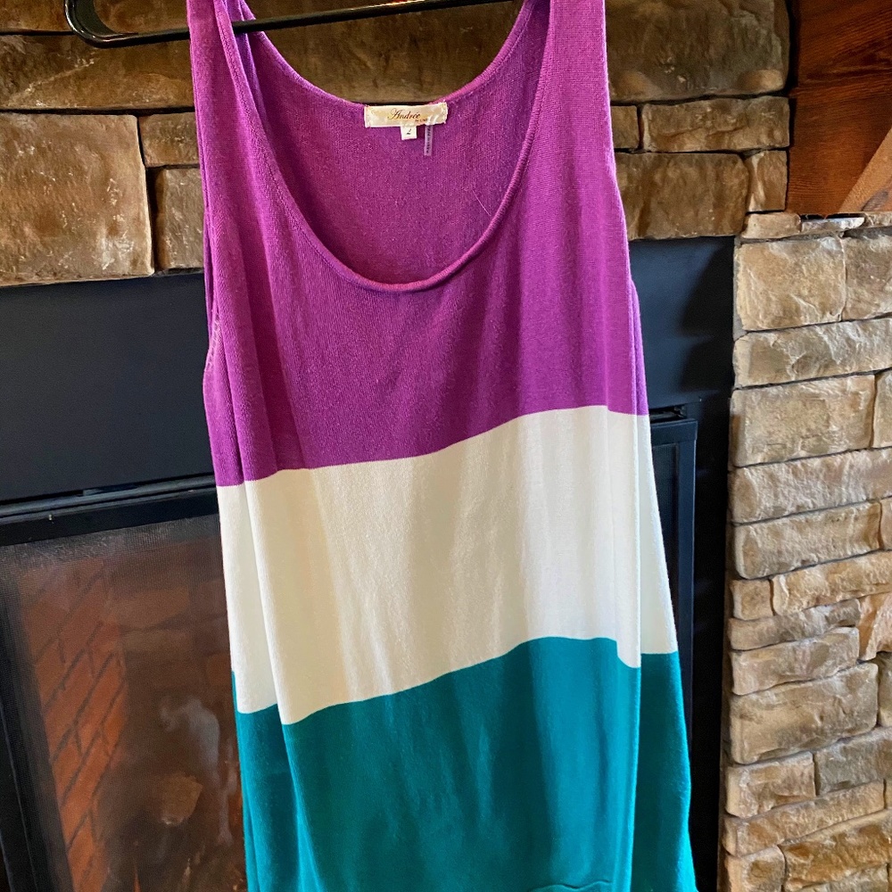 Color Block Tank Top